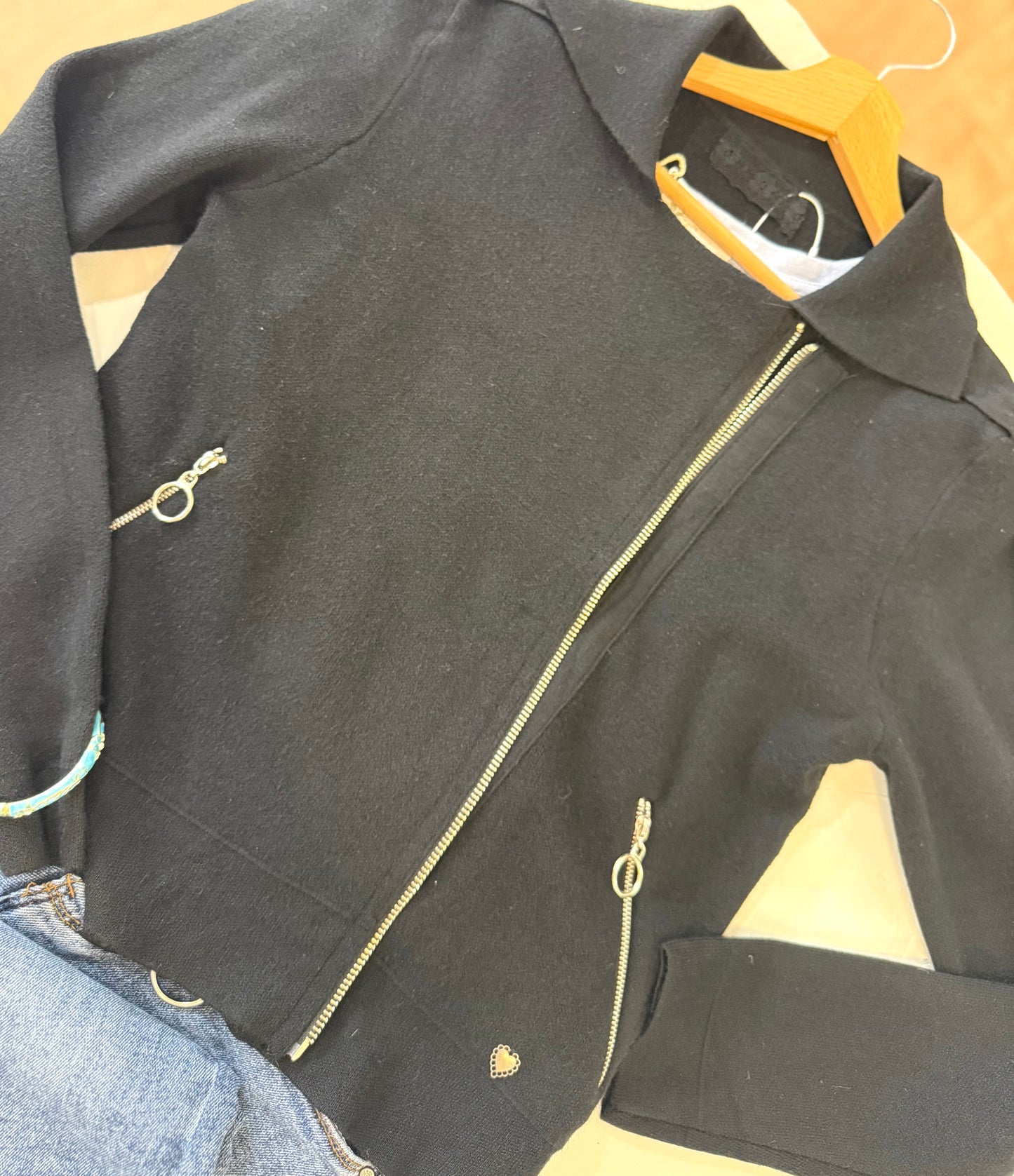 Veste style perfecto - Noir