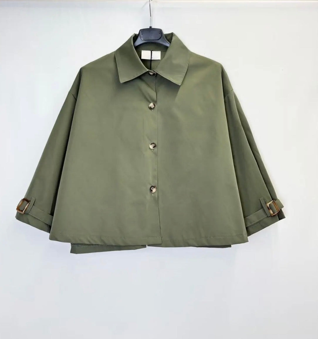 Trench court LALIE - Kaki