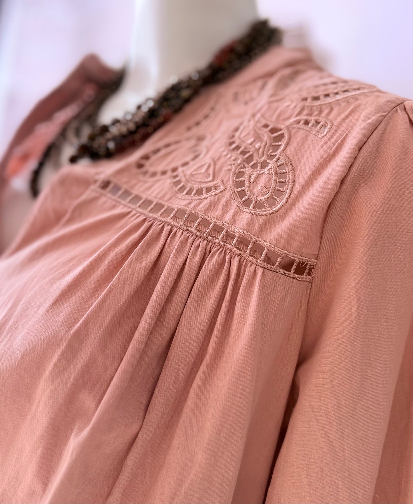 Blouse LINA - Rose poudré