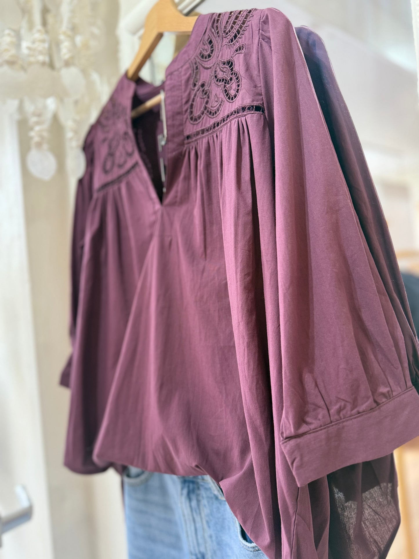 Blouse LINA - Prune