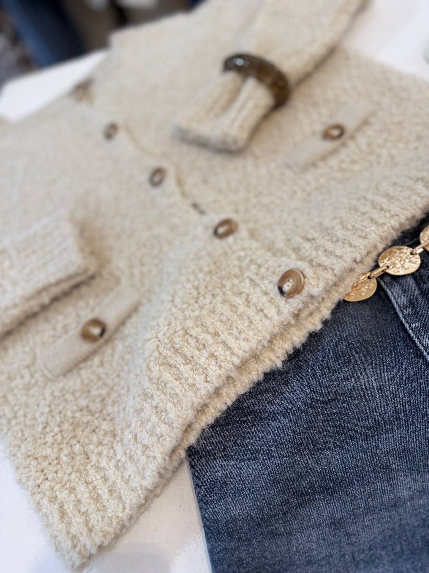 Cardigan Madelaine - écru