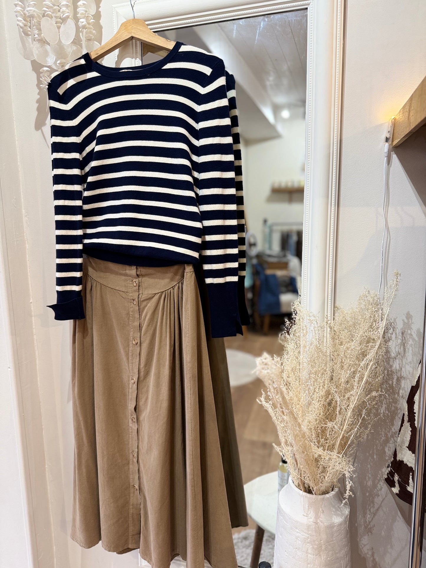 Jupe longue -Velours