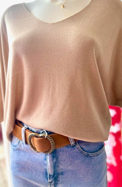 Pull ROMY beige