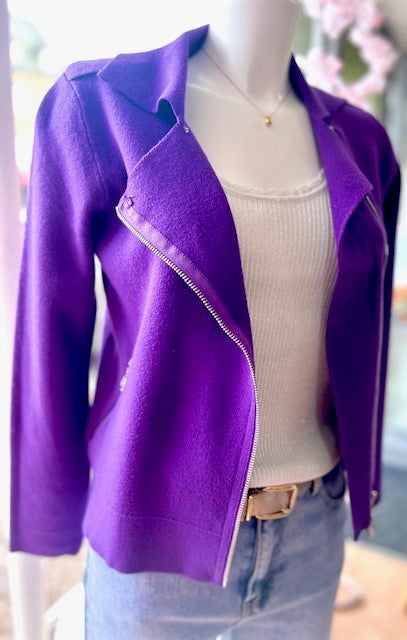 Veste gilet LILOU violet