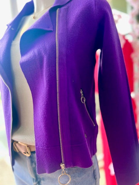 Veste gilet LILOU violet