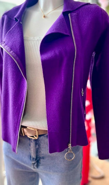 Veste gilet LILOU violet