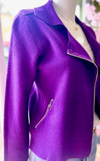 Veste gilet LILOU violet