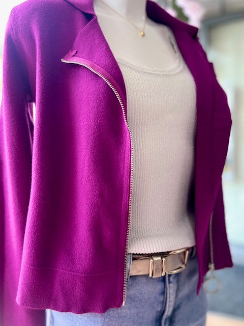 Veste gilet LILOU magenta