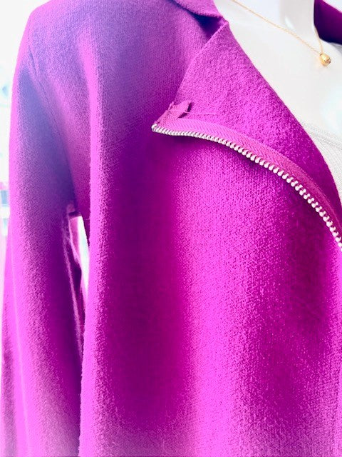 Veste gilet LILOU magenta