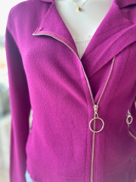 Veste gilet LILOU magenta