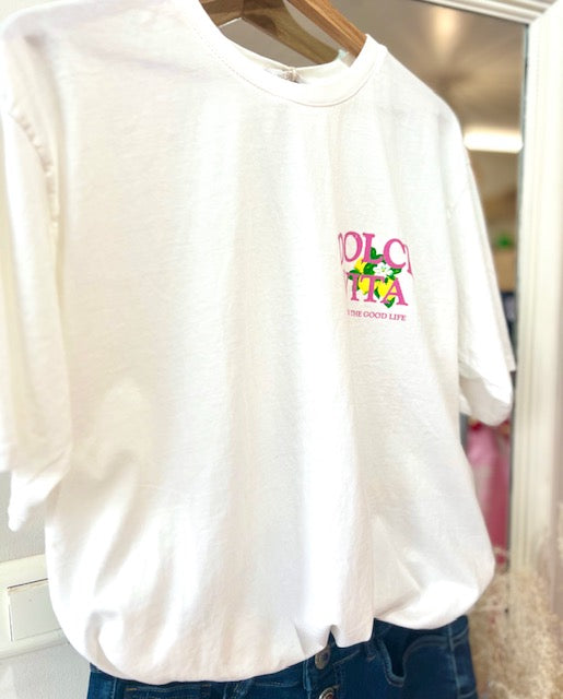 Tee-shirt DOLCE VITA blanc