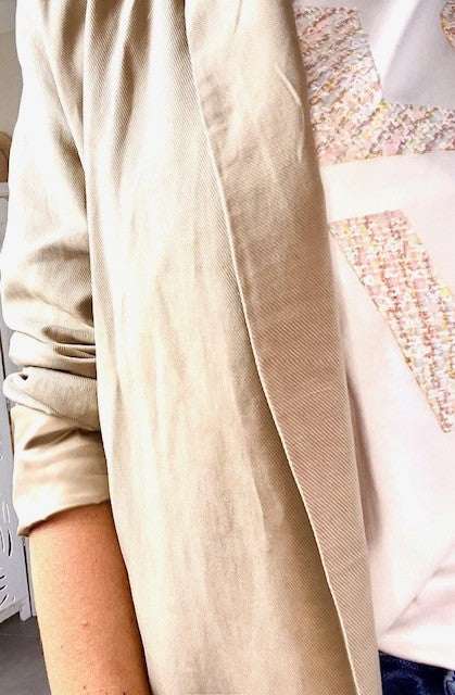 Veste blazer taupe