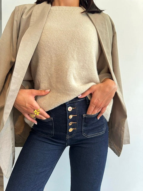 Pull LOULA beige