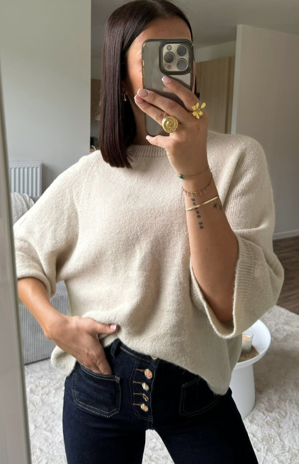 Pull LOULA beige