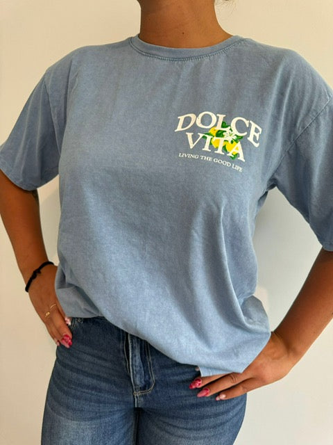 Tee-shirt DOLCE VITA bleu