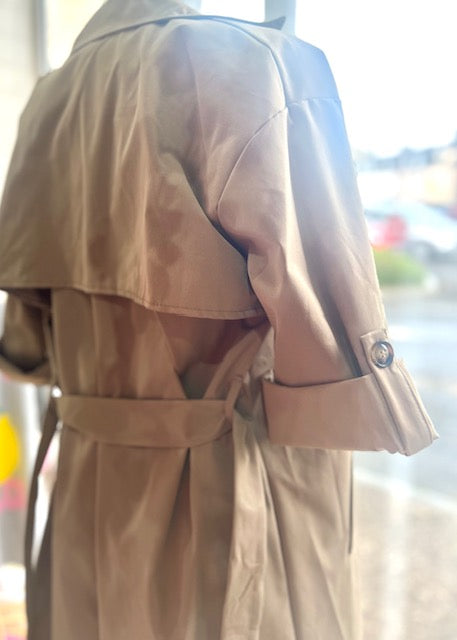 Trench camel clair