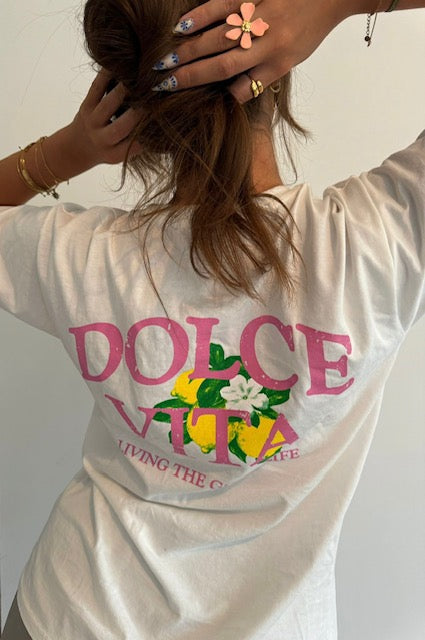 Tee-shirt DOLCE VITA blanc