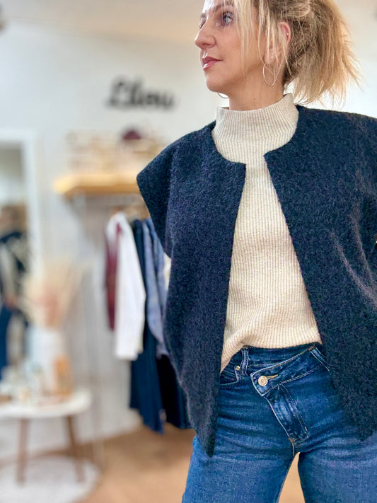 Veste sans manches  FAUSTINE - Marine