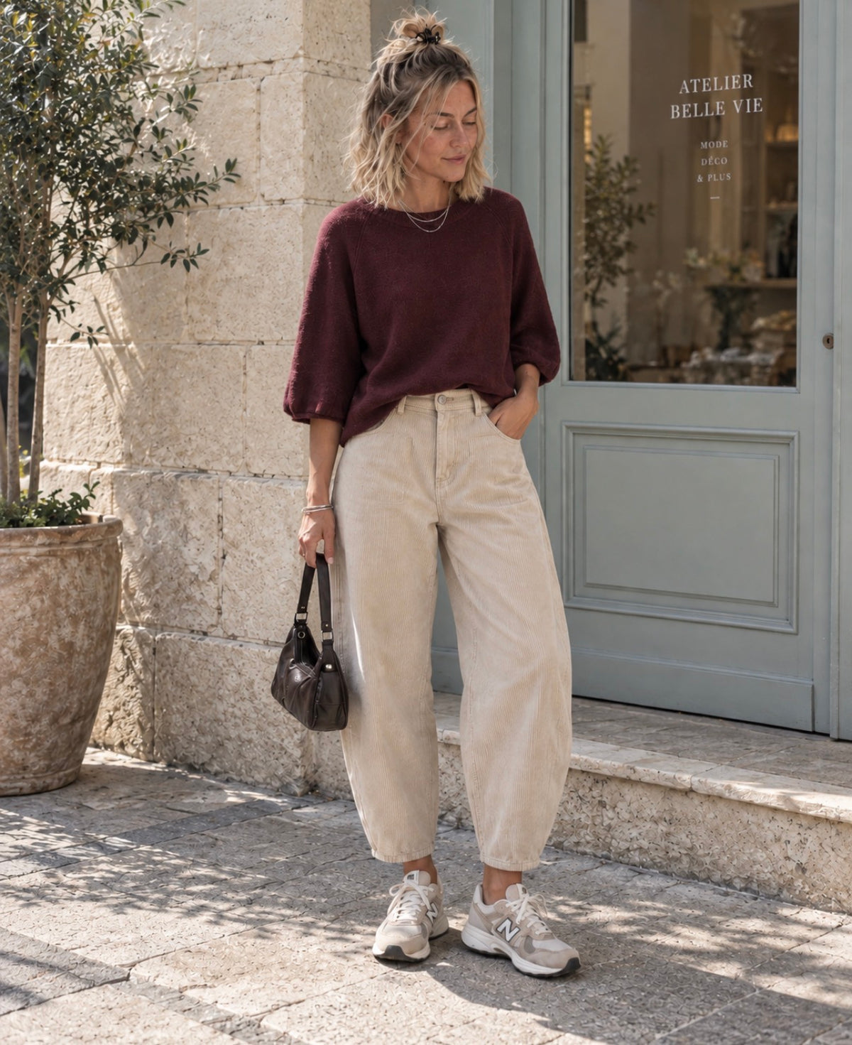 Pull Margot - Bordeaux