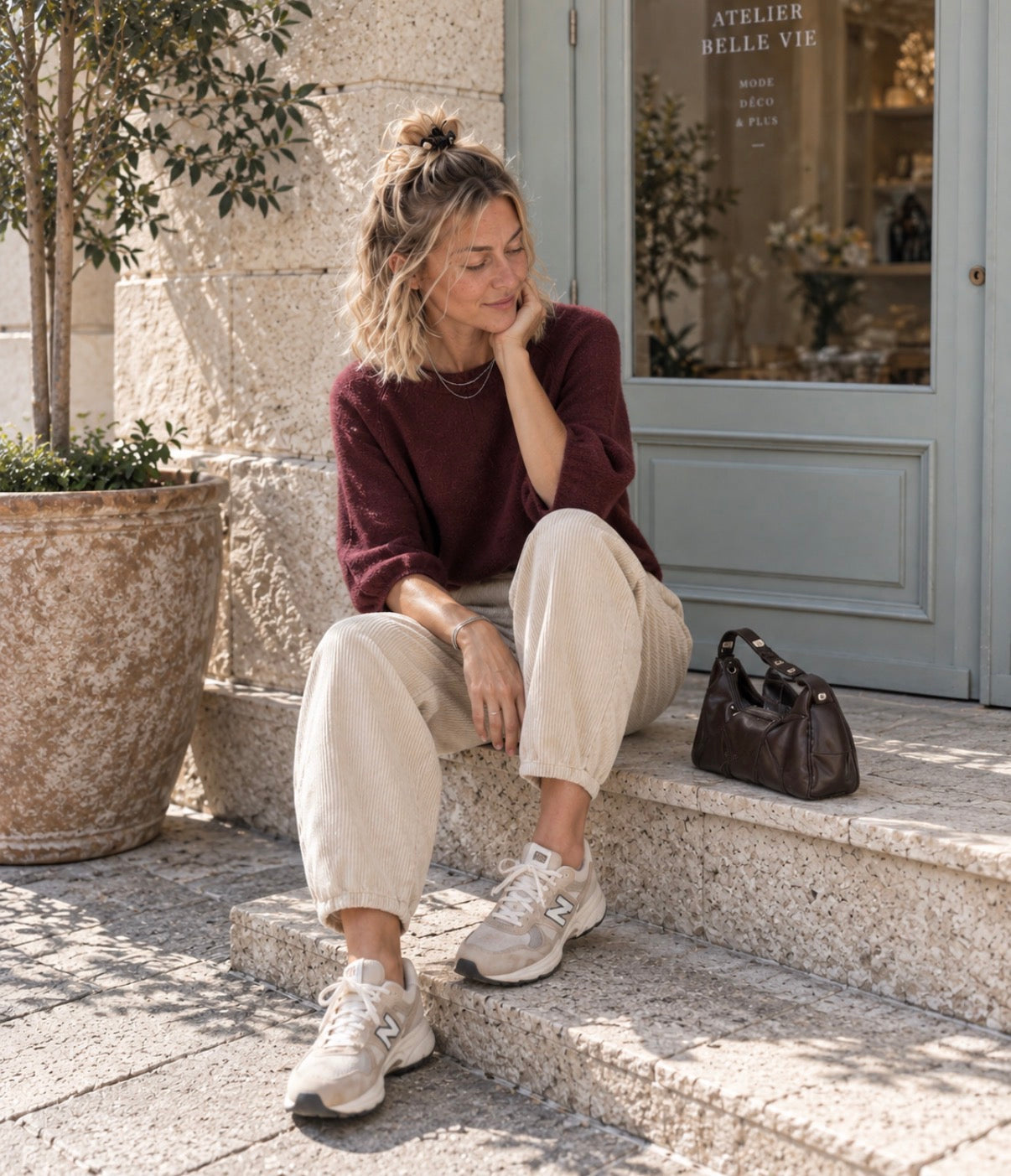 Pull Margot - Bordeaux