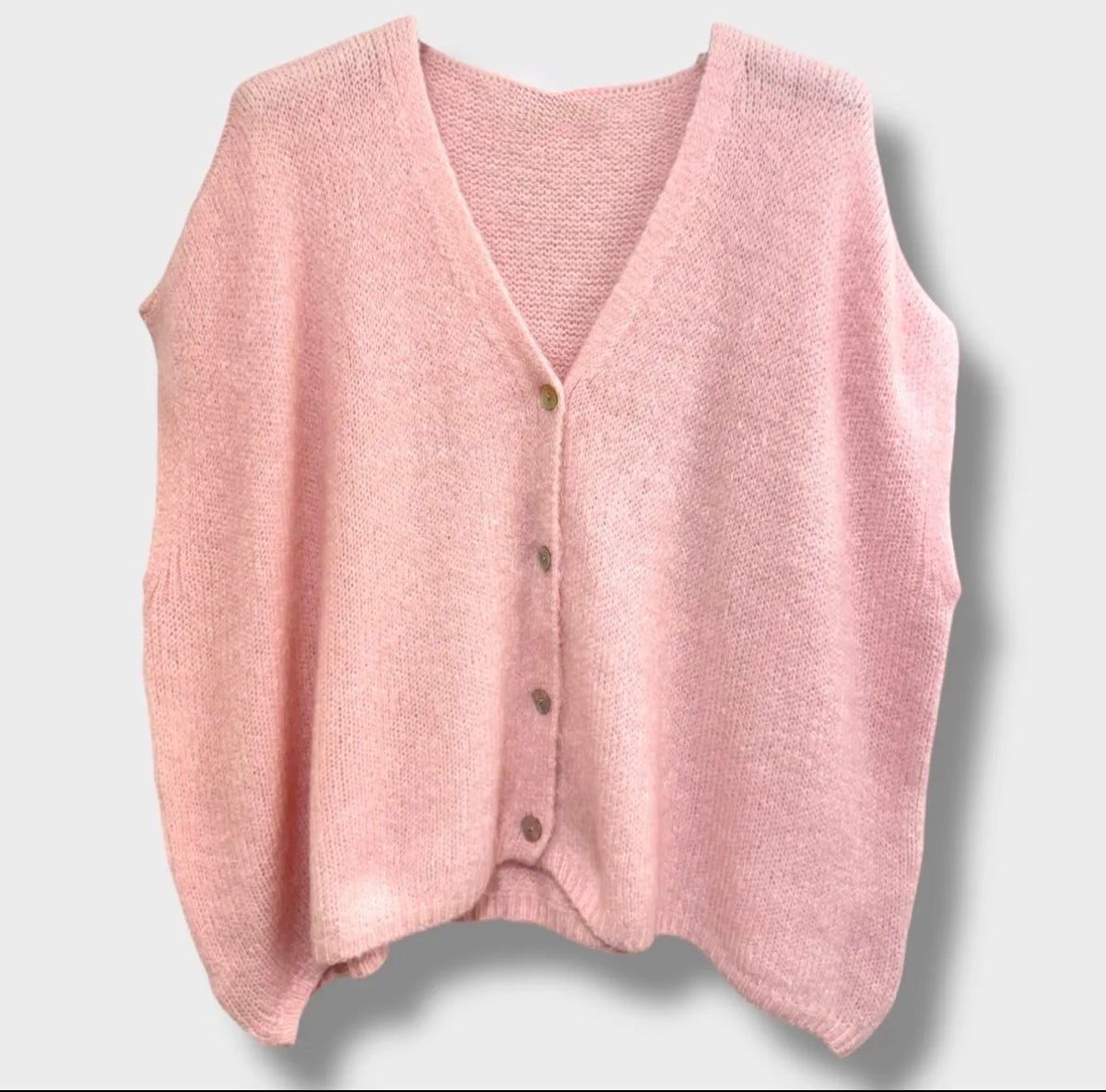 Gilet MURIEL - Loose - Rose pâle