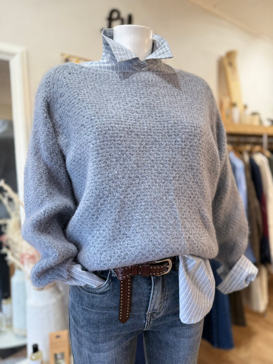 Pull AMBRE gris