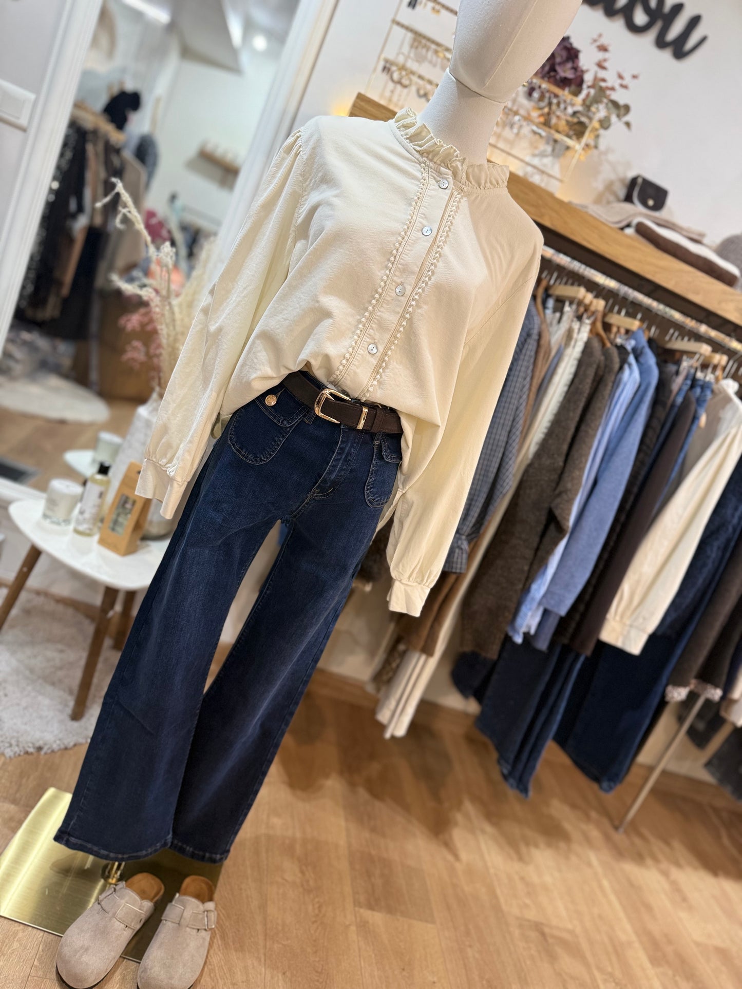 Blouse Madina écru .