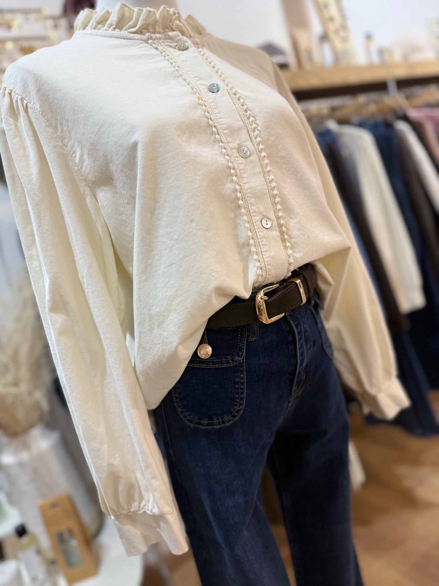 Blouse Madina écru .