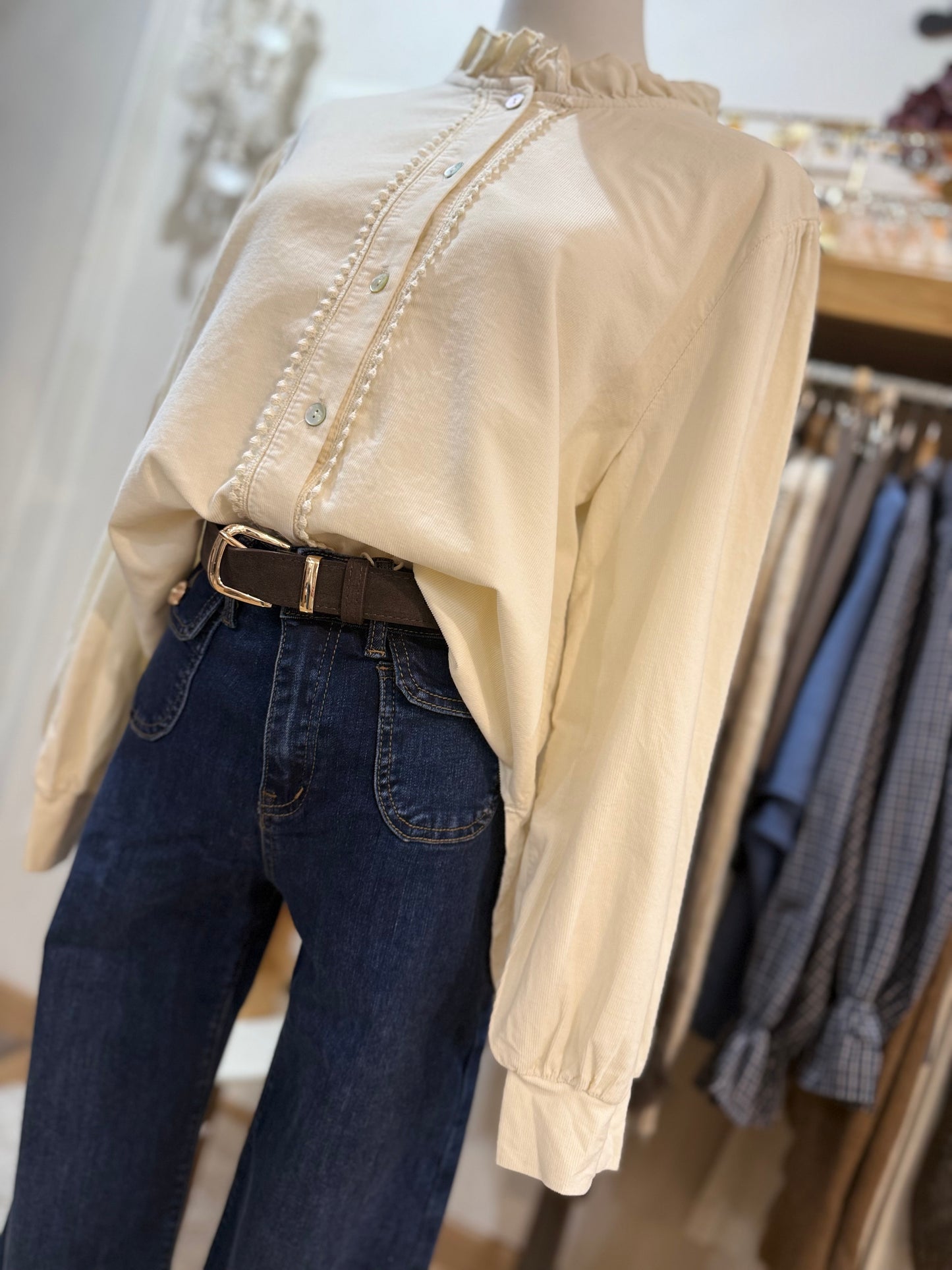 Blouse Madina écru .