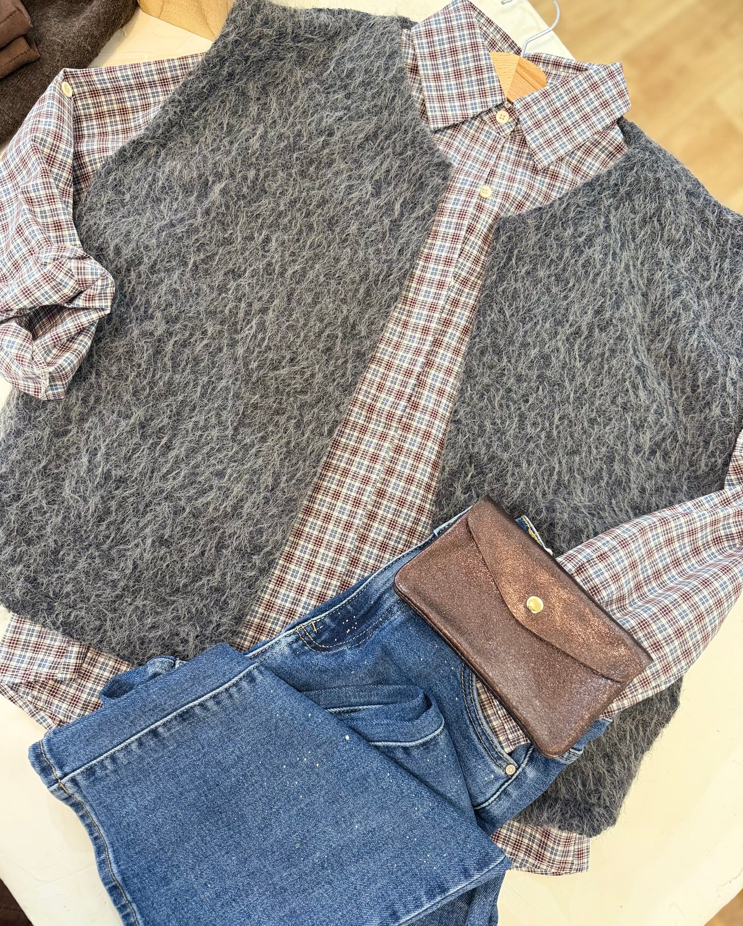 Veste sans manches  FAUSTINE - Gris