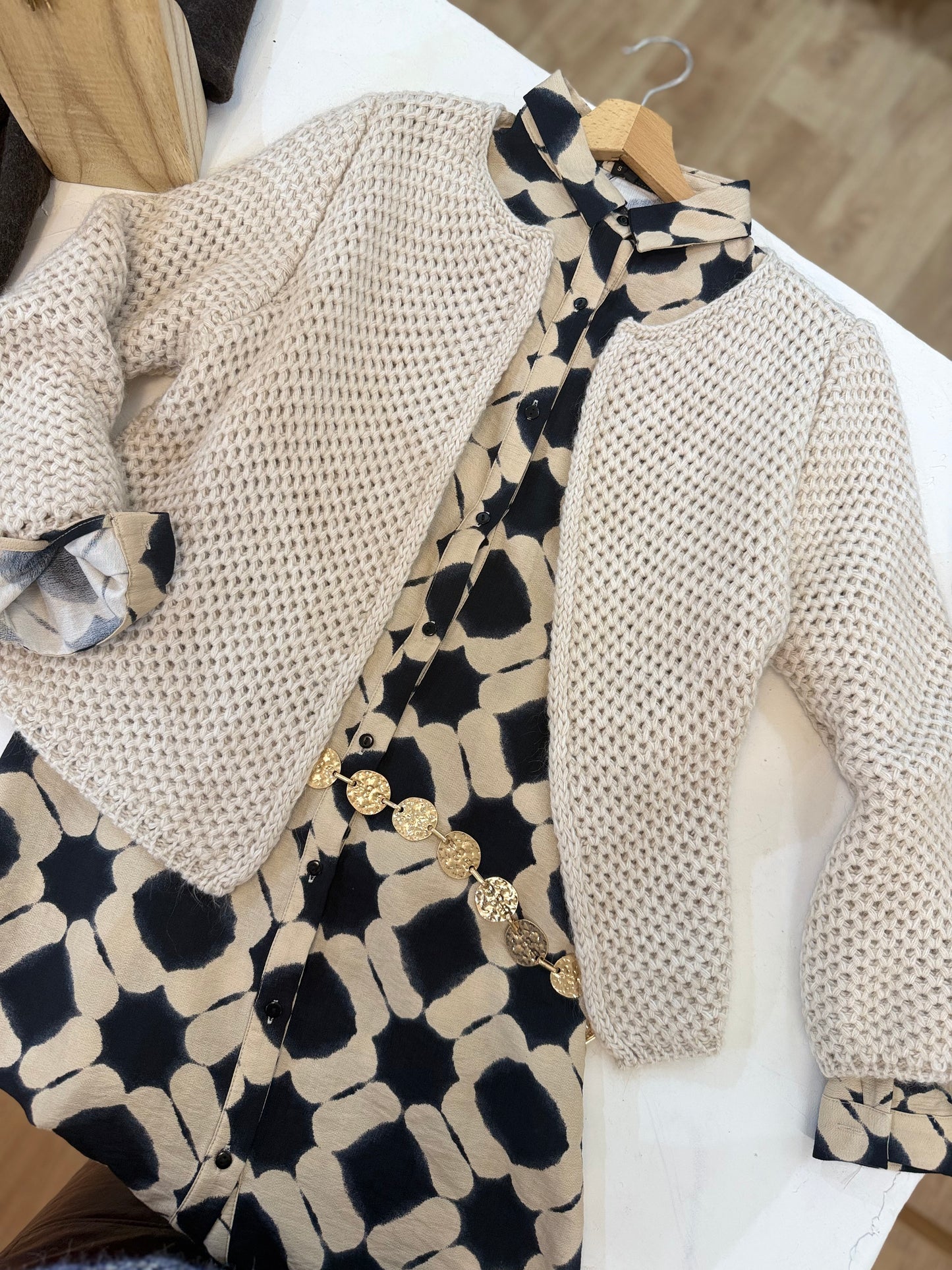 Cardigan Soléa -  Beige clair