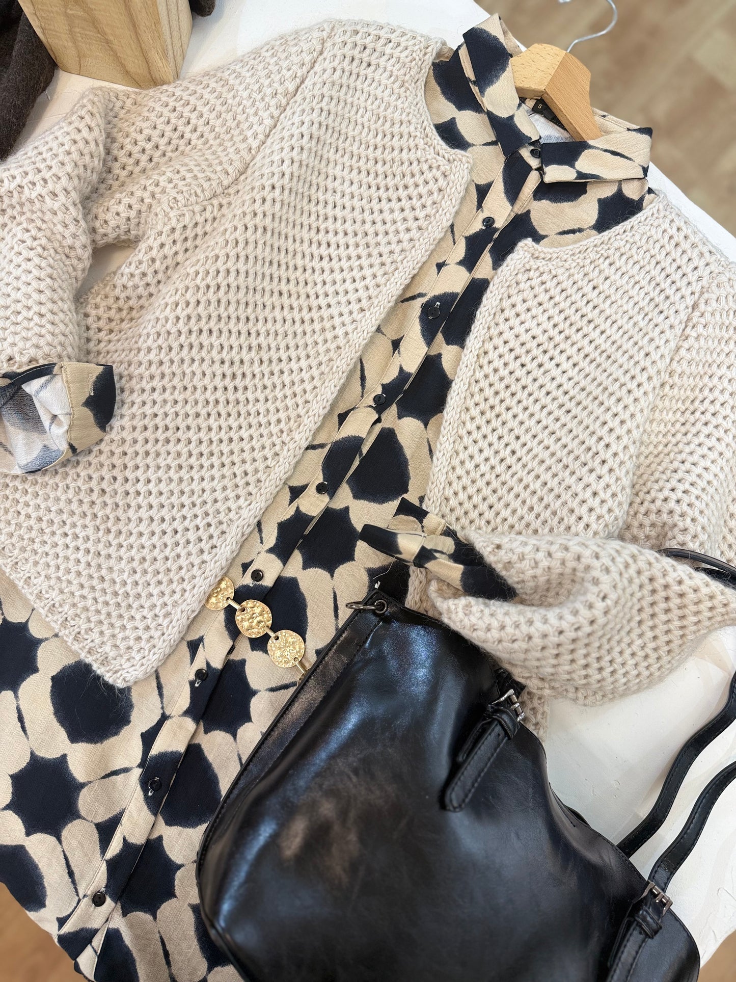 Cardigan Soléa -  Beige clair