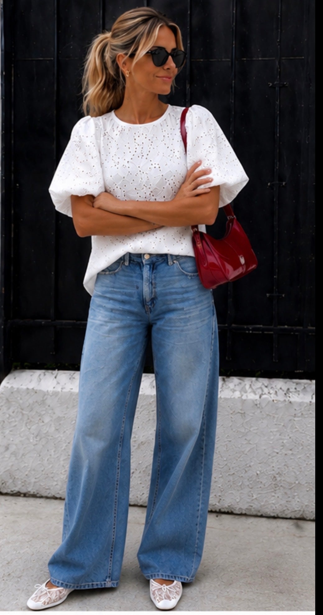 Blouse CARMINE - Blanc