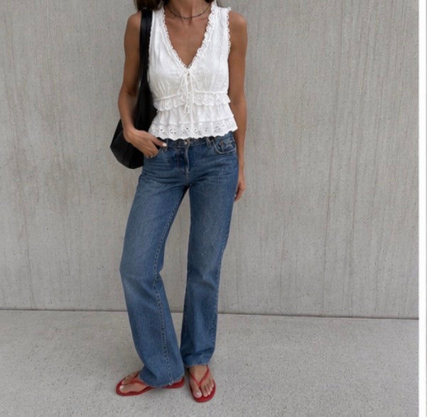 Blouse  EUGENIE - Blanc