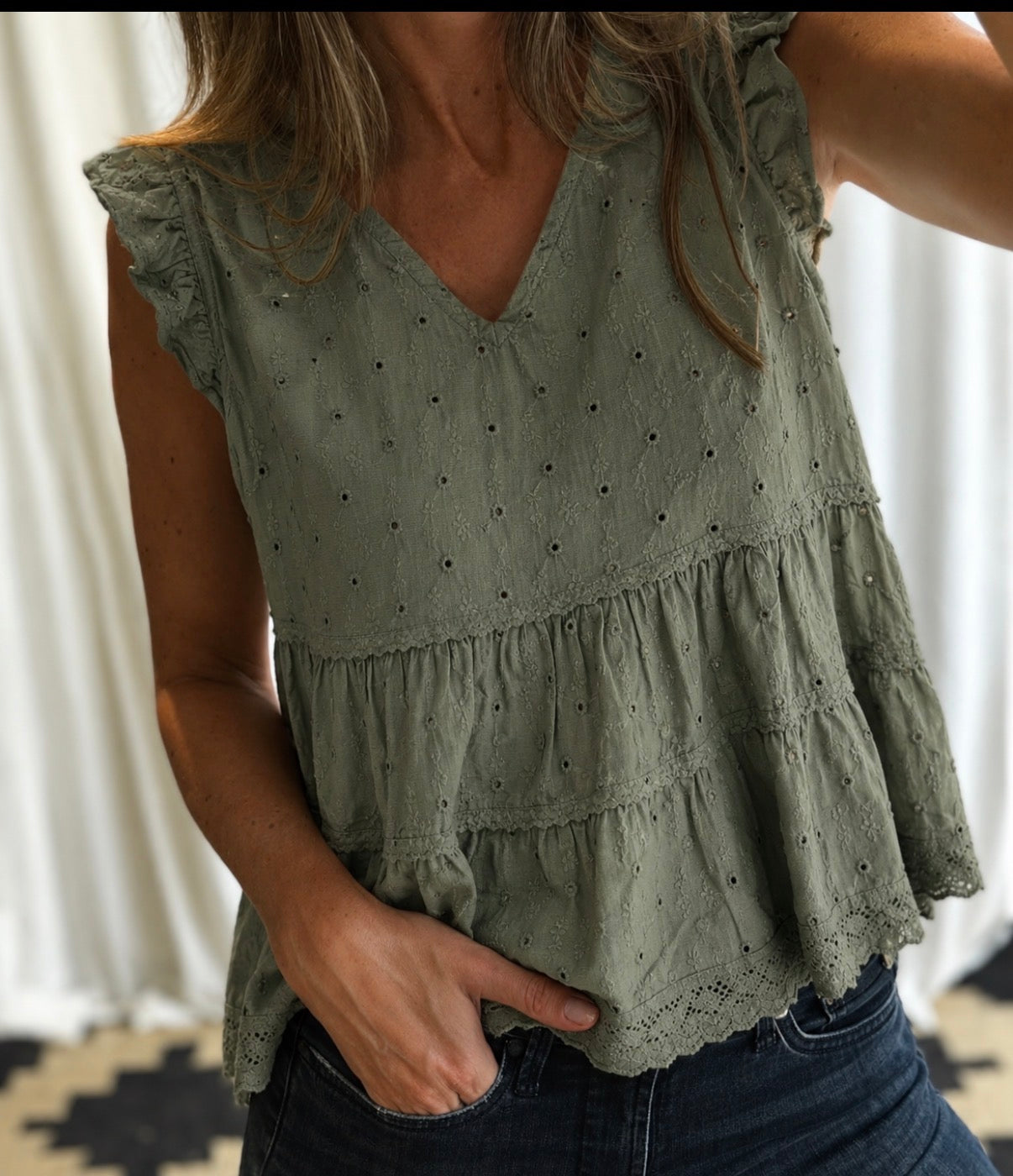 Blouse  EMILIA - Kaki