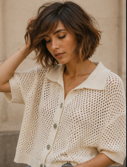 Gilet EMELINE - Blanc