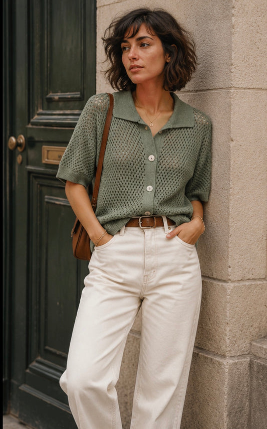 Gilet EMELINE - Kaki