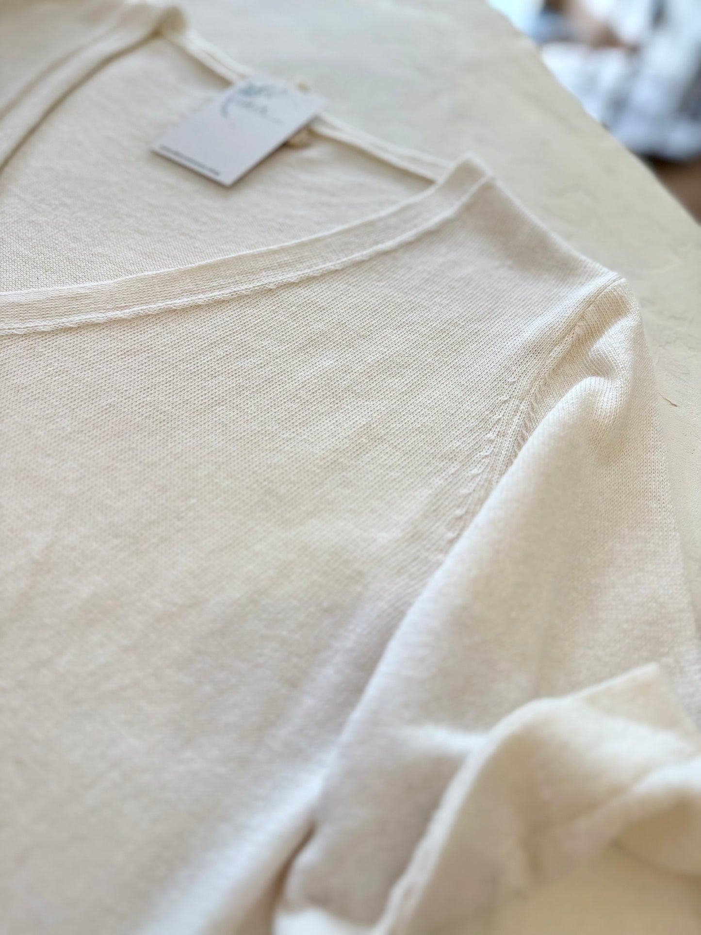 Gilet ELSA - Blanc cassé