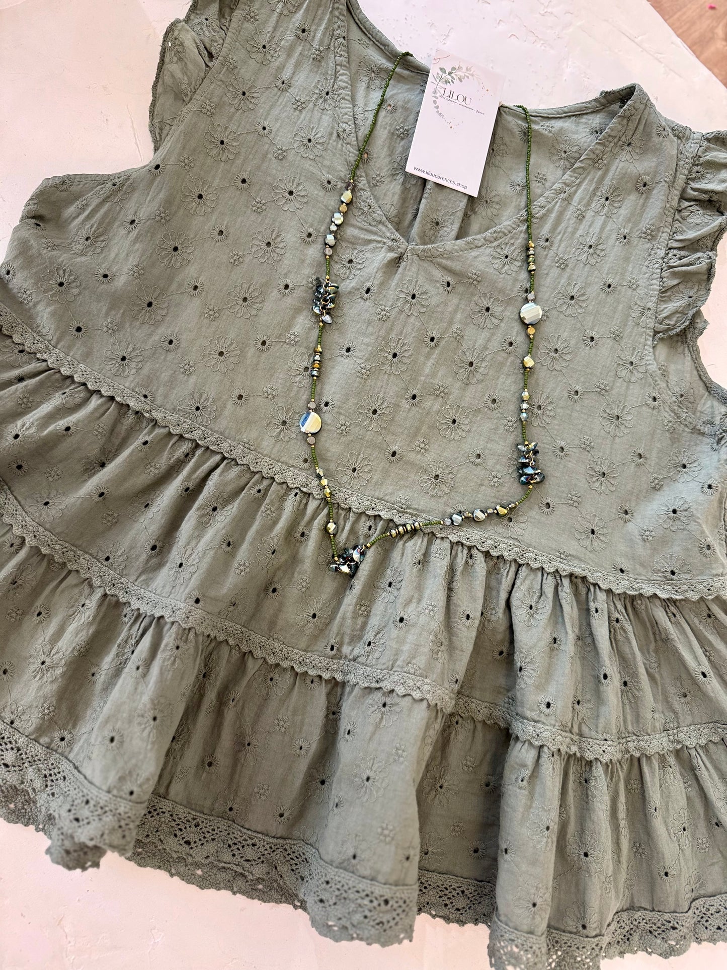 Blouse  EMILIA - Kaki