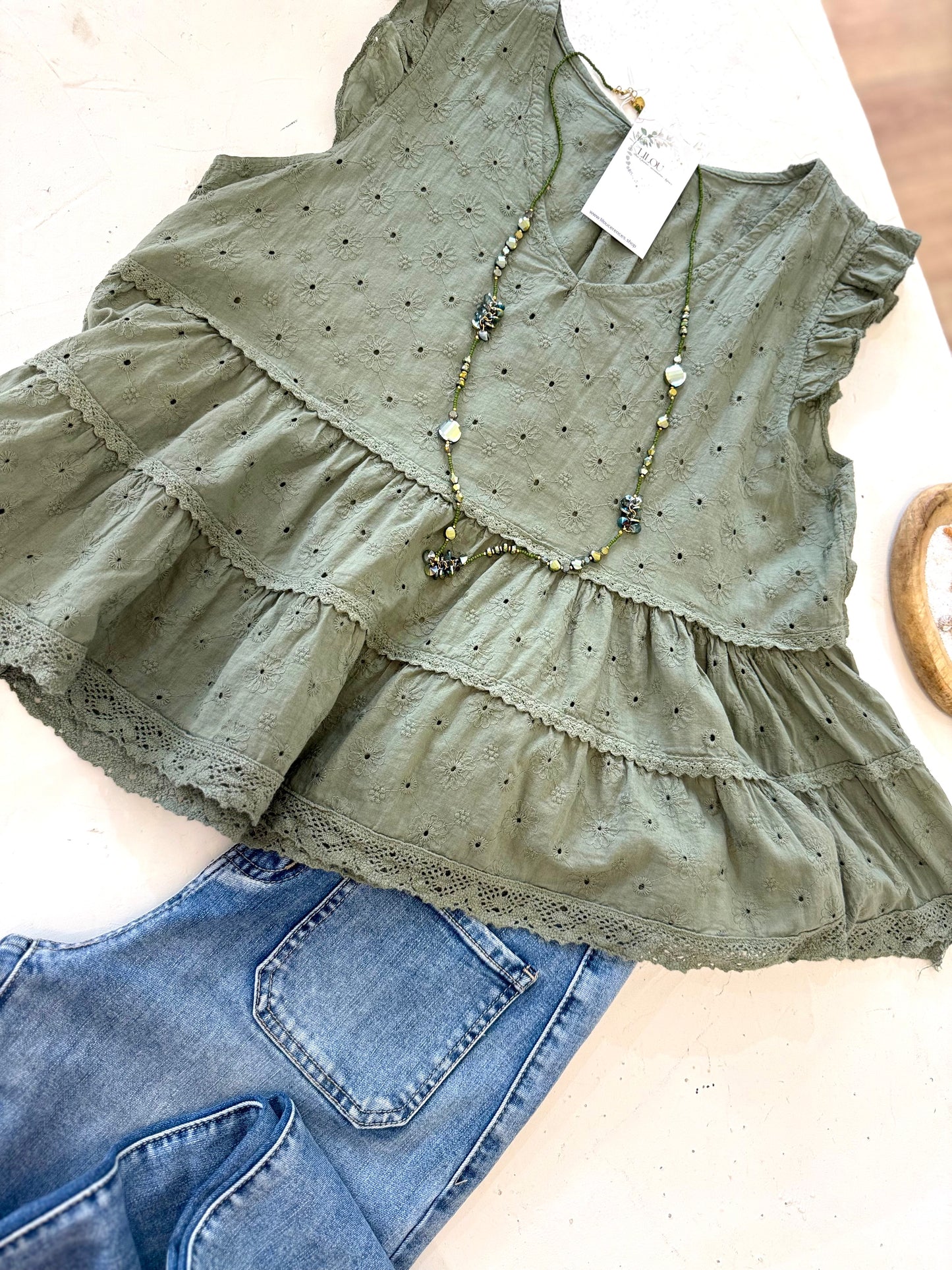 Blouse  EMILIA - Kaki