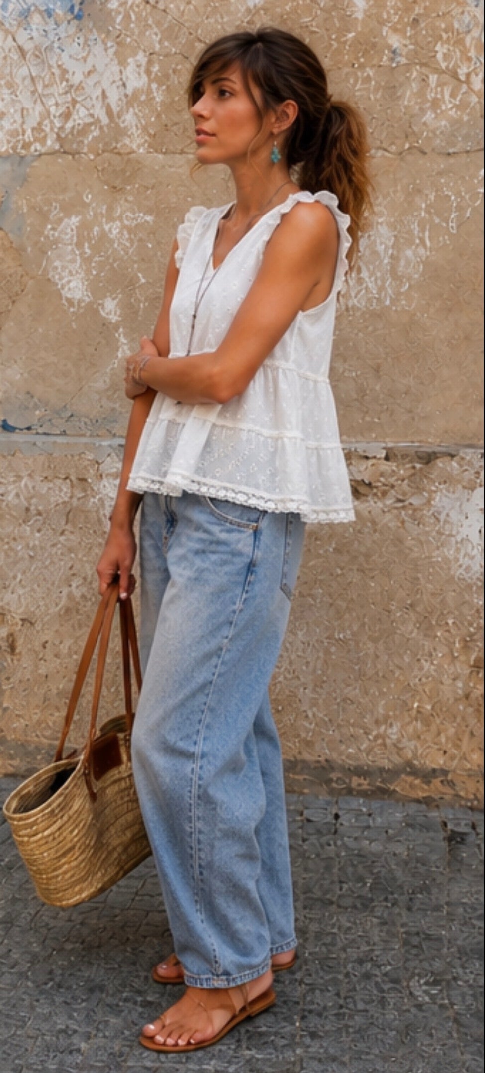 Blouse  EMILIA - Blanc