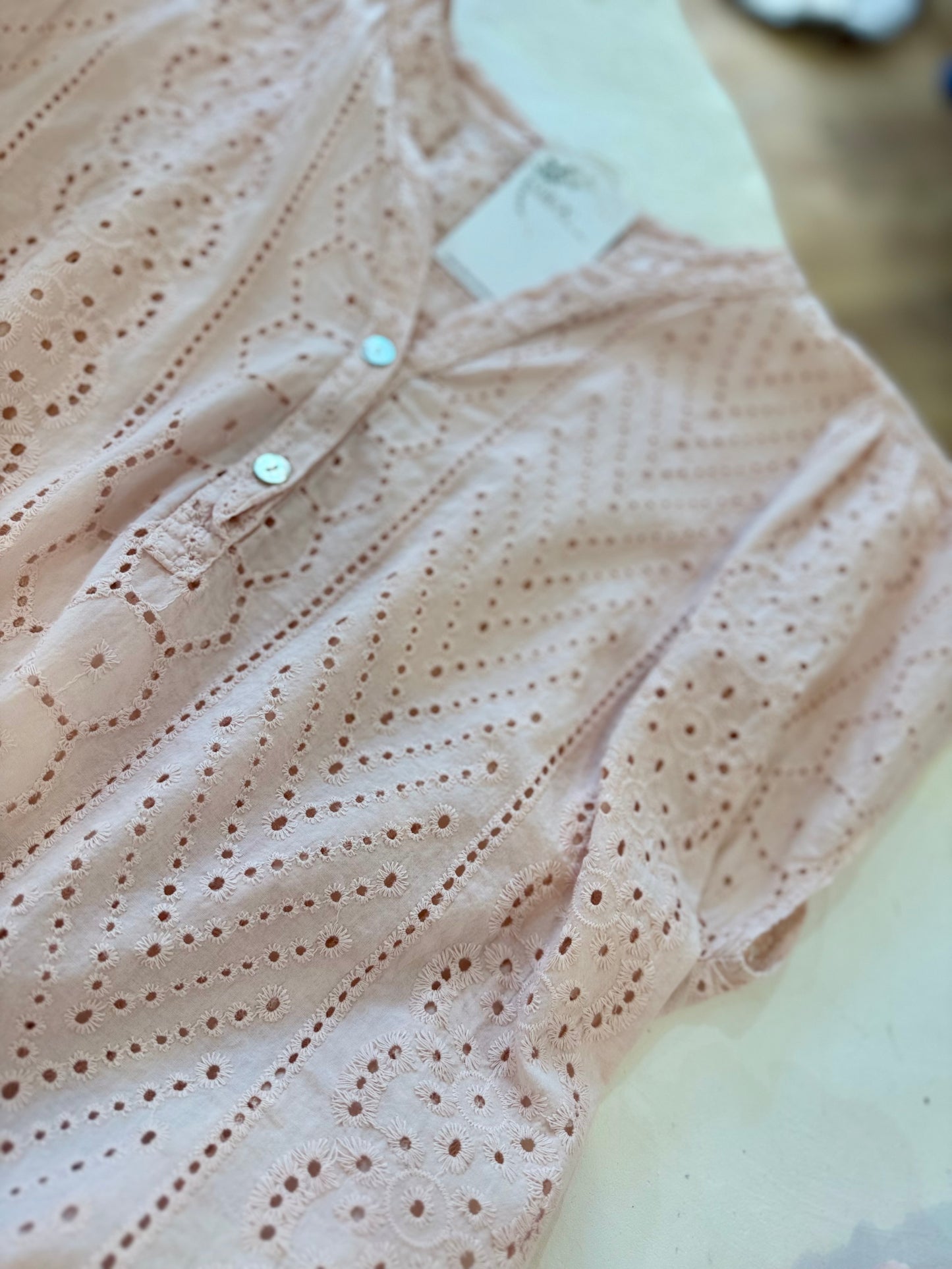 Blouse  ESTELLE - Rose poudré
