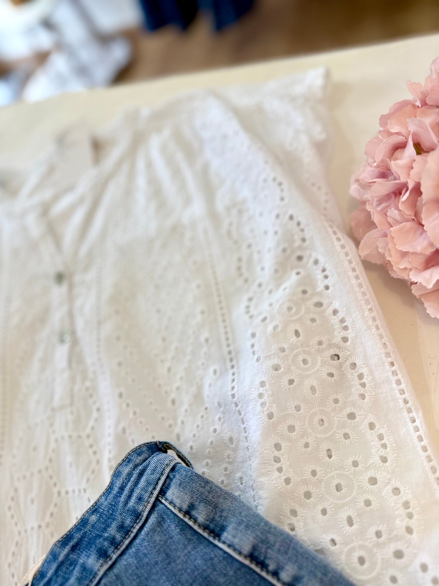 Blouse  ESTELLE - Blanc