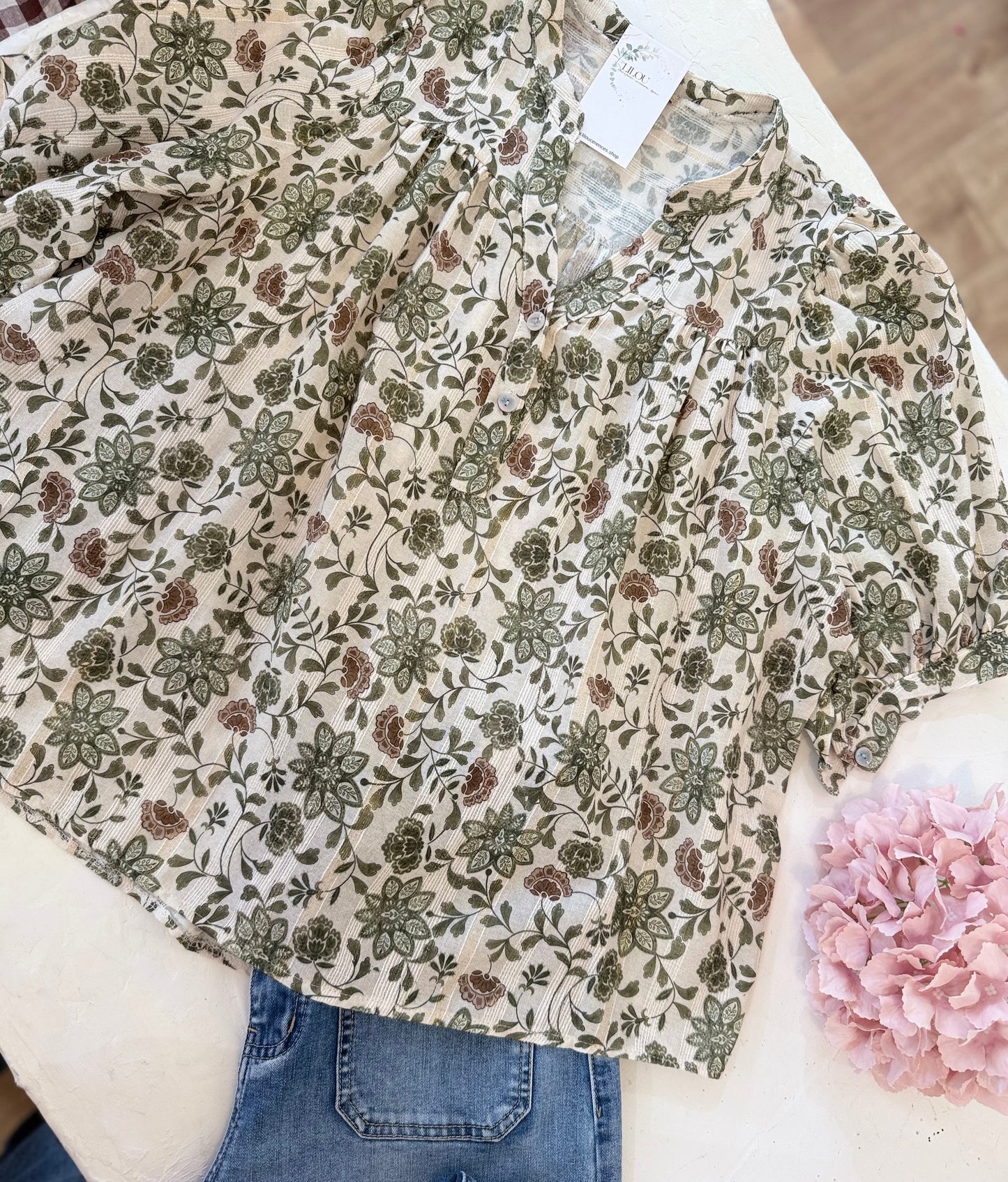 Blouse  ELLIE - Kaki
