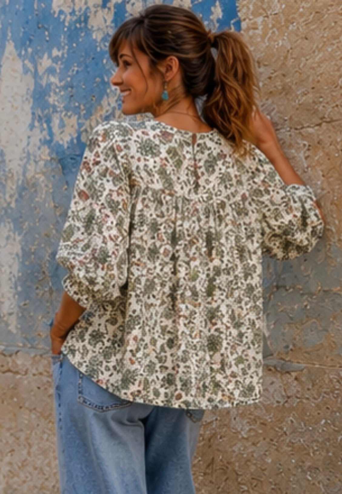 Blouse  ELLIE - Kaki