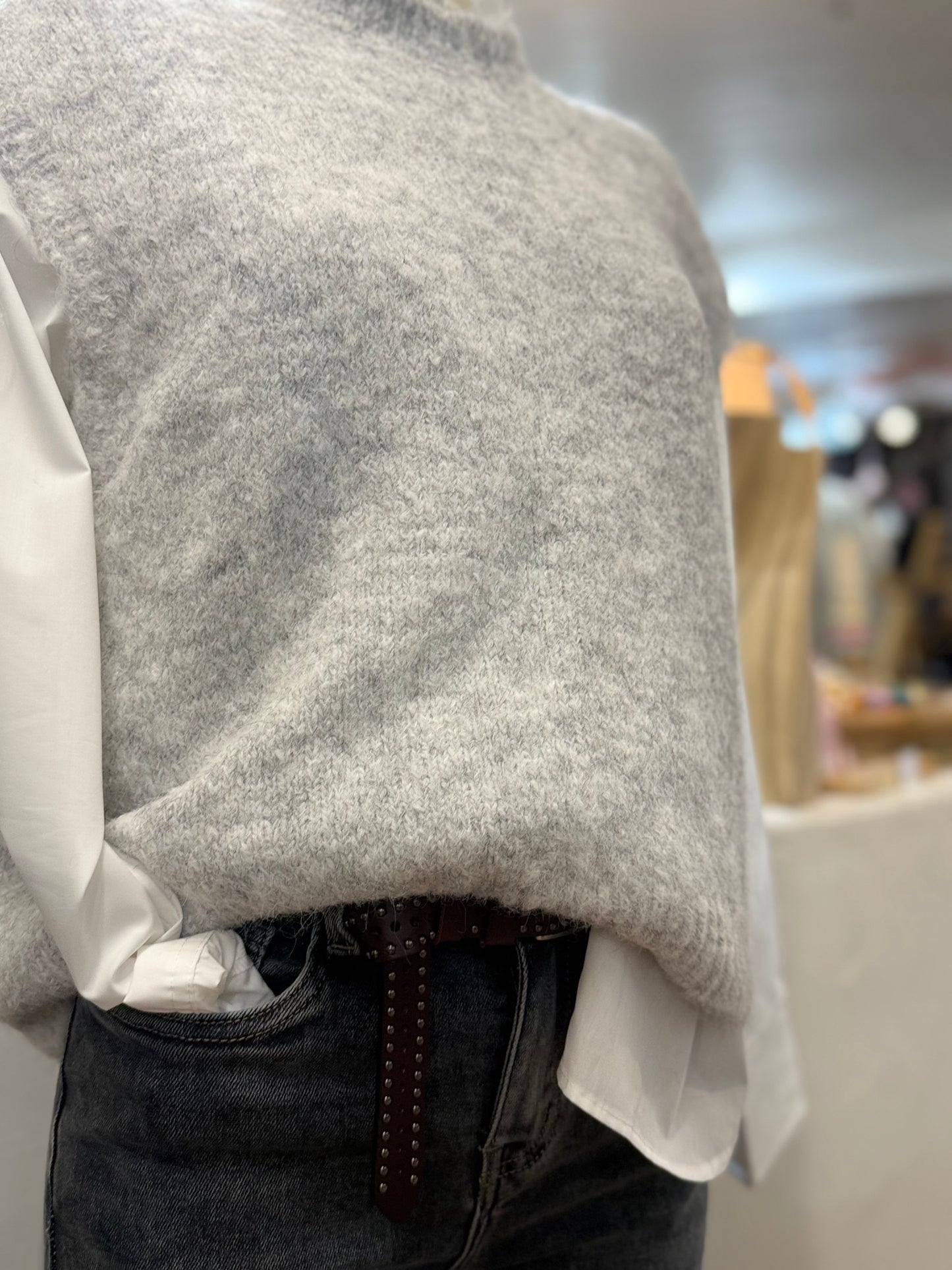 Pull LAURA LINE- Gris