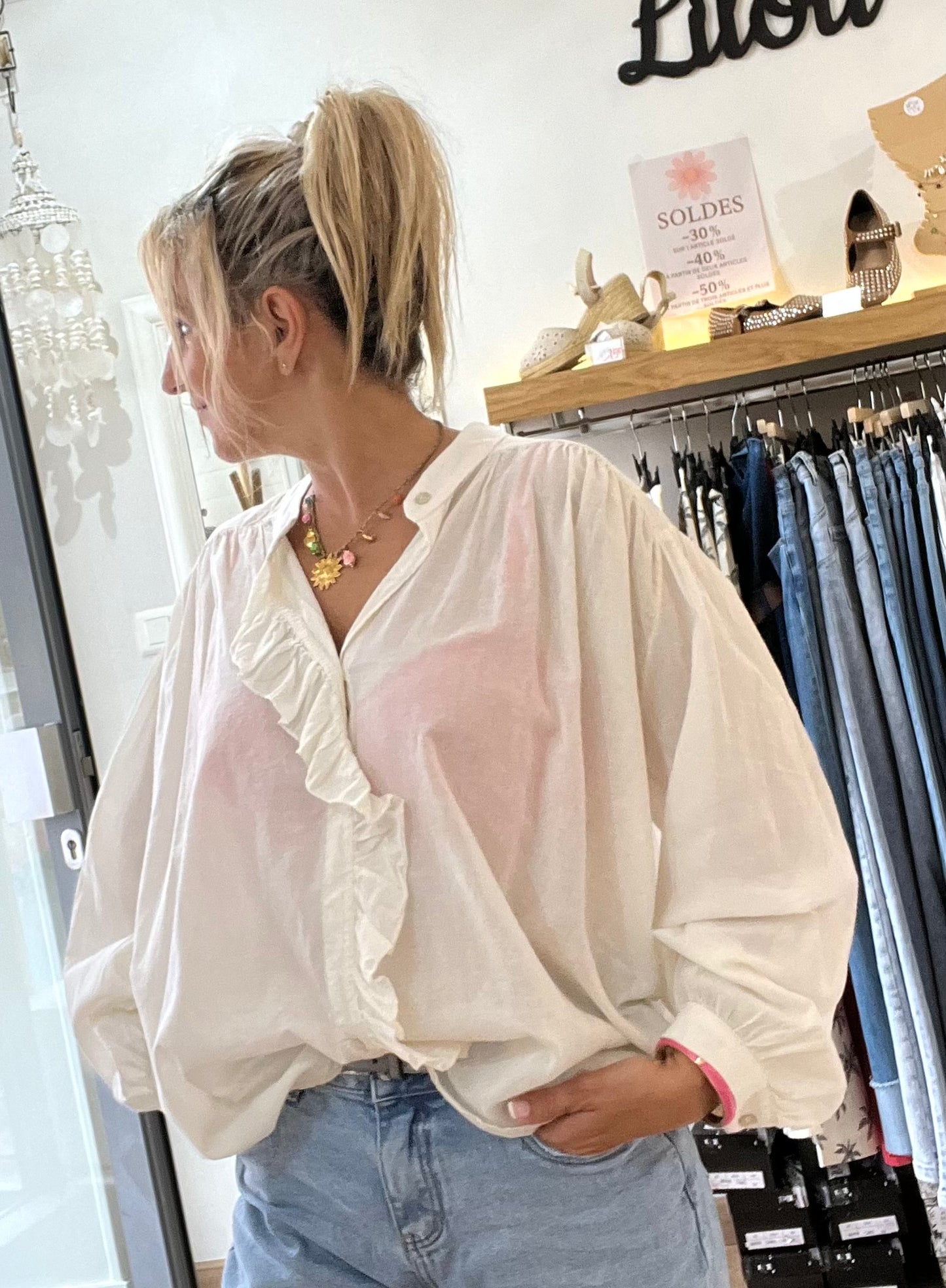 Blouse ONDINE écru