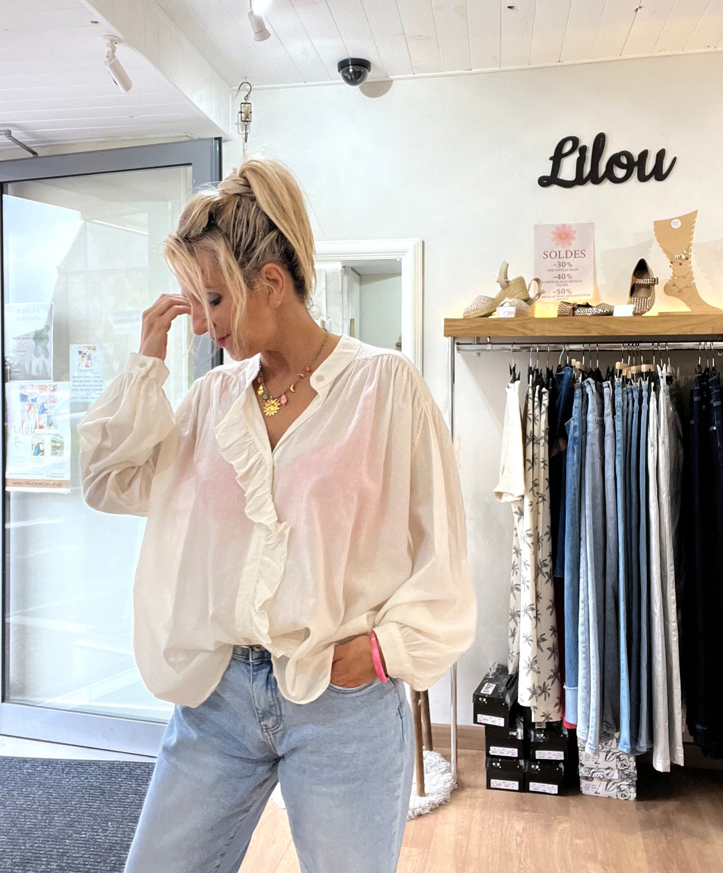 Blouse ONDINE écru