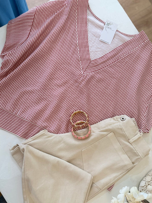 Blouse  ELIANNE - TERRACOTTA