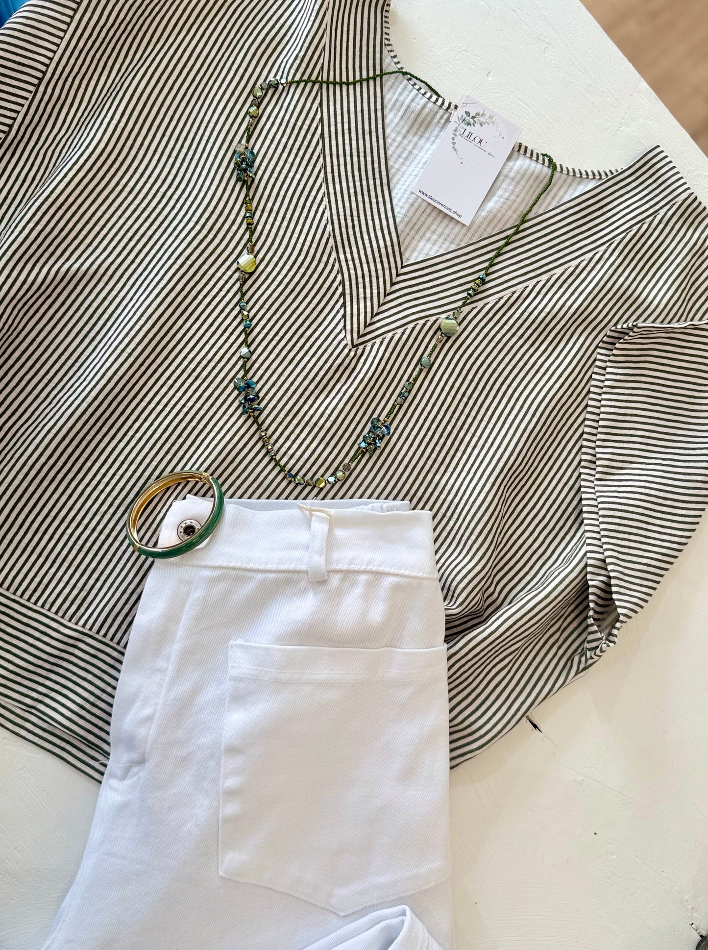 Blouse  ELIANNE - Kaki